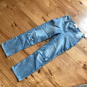 Ankle straight jeans